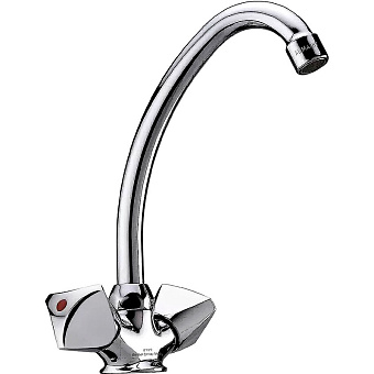 Смеситель для кухни Paini Classica BKCR570AEFFKM высокий излив хром