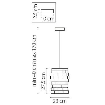 Светильник подвесной Lightstar Limpio 722040 40Вт G9