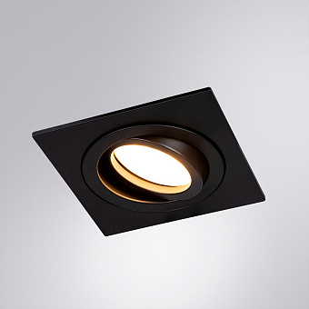 Светильник точечный встраиваемый Arte Lamp TARF A2168PL-1BK 50Вт GU10