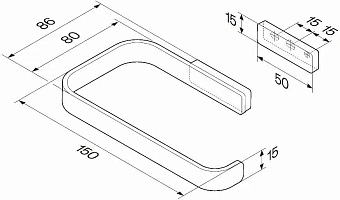 Держатель туалетной бумаги AM-PM Func A8F34100 хром