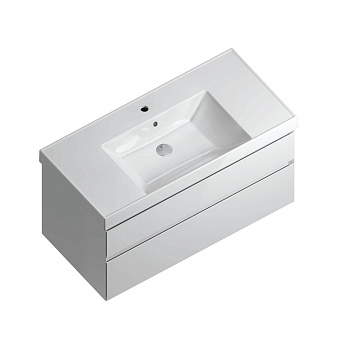 Тумба под раковину подвесная KERAMA MARAZZI CUBO CU.100\WHT 47х97,8х47,5см