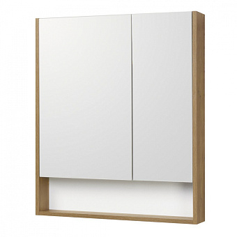 Шкаф зеркальный Акватон Сканди 1A252202SDZ90 13х70,5х85см без подсветки