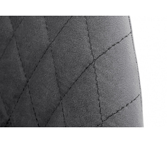 Кухонный стул AERO 54х54х80см велюр/сталь Dark Grey