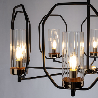 Люстра потолочная Arte Lamp CELAENO A7004PL-8BK 60Вт 8 лампочек E14