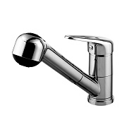 Смеситель для кухни LEMARK Luna LM4150C выдвижной излив хром