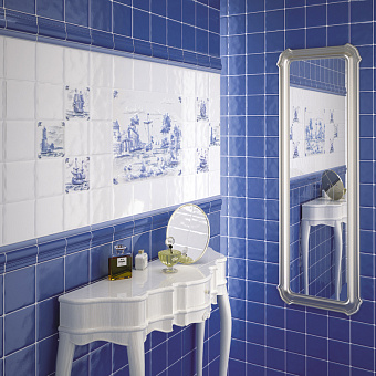 Бордюр KERAMA MARAZZI 153 Голубой карандаш 20х1,5см 0,12кв.м.