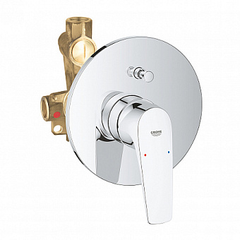 Смеситель для ванны GROHE BauFlow 29113000 хром