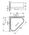 Полка в ванную угловая GROHE Selection 41038GN0 1-ярусная 16,8х16,8см золото
