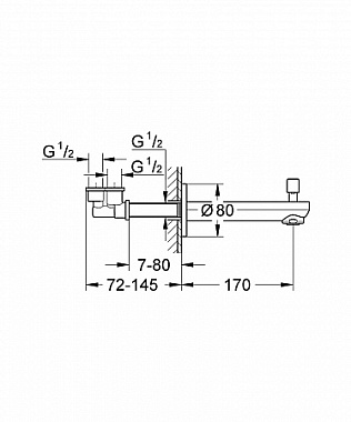 Излив GROHE 13262000
