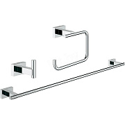 Набор аксессуаров для ванной GROHE Essentials Cube 40777001 хром 3 предметов