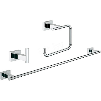 Набор аксессуаров для ванной GROHE Essentials Cube 40777001 хром 3 предметов