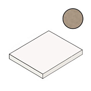 Плитка для ступеней Atlas Concord Италия Boost Pro A3C5 Clay Scalino Angolare 33х33см 0,109кв.м. неполированная