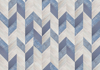 Пробковый пол CORKSTYLE CHEVRON-LOCK 1235х305х10мм Chevron Blue Chevron Blue 1,883кв.м
