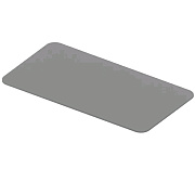 Полочка для консоли ArtCeram TFC004 15 00 grigio oliva