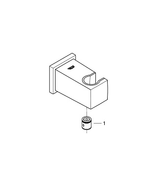 Шланговое подключение GROHE 26370000 хром