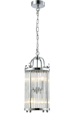 Светильник подвесной CRYSTAL LUX TADEO TADEO SP4 D200 CHROME/TRANSPARENTE 160Вт E14