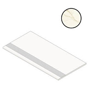 Плитка для ступеней Atlas Concord Италия Marvel Shine A438 Calacatta Imperiale Gradino Lapp 37,5х75см 0,281кв.м. лаппатированная