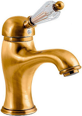 Смеситель для раковины CAPRIGO ADRIA-Swarovski 01-020-oro золото