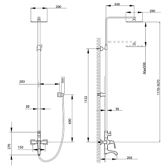 Душевая система GROHE Euphoria XXL System 210 27964000 хром