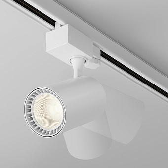 Трековый светильник Maytoni Vuoro TR029-3-10W3K-S-W 10Вт LED белый для трёхфазного трека