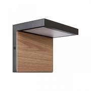 Светильник фасадный Loft It Oak 100001W 5Вт IP54 LED коричневый/чёрный