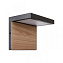 Светильник фасадный Loft It Oak 100001W 5Вт IP54 LED коричневый/чёрный