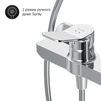 Душевая система AM-PM X-Joy F40885A24 хром