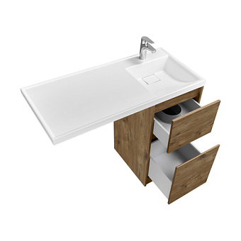 Тумба под раковину напольная Акватон Лондри 1A267001LHDR0 49,6х42х86см