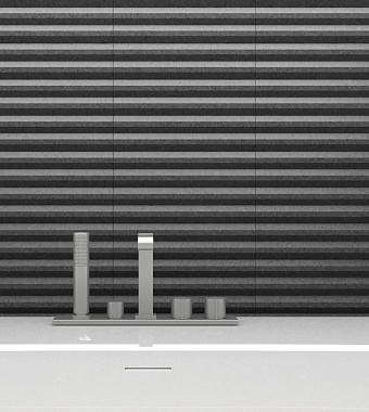 Настенная плитка WOW Stripes 108929 Graphite Stone 7,5х30см 0,289кв.м. матовая