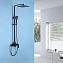 Душевая система Abber Wasserfall AF8616B чёрный матовый