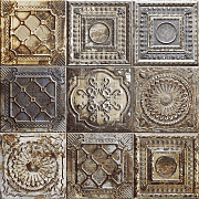 Настенная плитка MAINZU Tin-Tile PT02871 Rusty Mix 20х20см 1кв.м. матовая