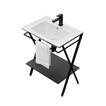 Консоль под раковину KERAMA MARAZZI Piano Next PIA.N.65.BLK чёрный матовый