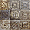 Настенная плитка MAINZU Tin-Tile PT02871 Rusty Mix 20х20см 1кв.м. матовая