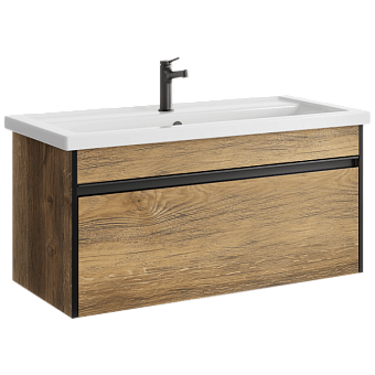 Тумба с раковиной AQWELLA Urban URB0110DB 44х96,5х46см