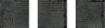 Декор WOW ENSO 122329 Graphite 12,5х12,5см 0,556кв.м.