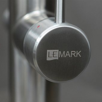 Смеситель для кухни LEMARK Expert LM5083S-Black сталь/чёрный