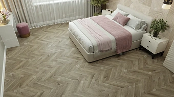 Виниловый ламинат Alpine Floor Дуб Натуральный Отбеленный Chevron ECO 18-3 600х127х5мм 43 класс 1,68кв.м