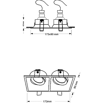 Светильник точечный встраиваемый Maytoni Dot DL029-2-02W 50Вт GU10