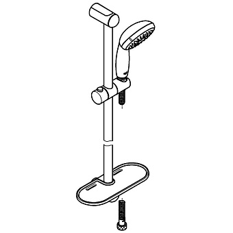 Душевой гарнитур GROHE New Tempesta 28436002 хром
