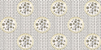 Матовый керамогранит ABK Wide and Style PF60007647 D+ Fiori Oro 120х60см 0,72кв.м.