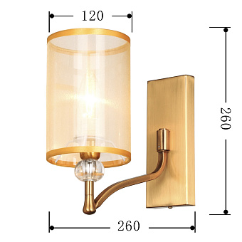 Бра Favourite Laguna 2697-1W 40Вт E14