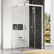 Угловое ограждение RAVAK Matrix MSRV4 1WV44100Z1 195х80см стекло белый