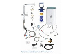 Смеситель для кухни GROHE Red II Duo 30327001 высокий излив хром