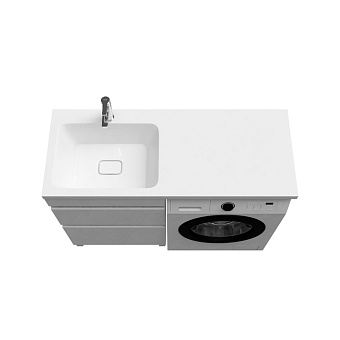 Тумба с раковиной IDDIS Optima Home OPH12LBi95K 48х120х89см