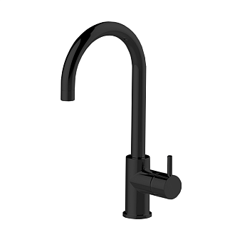 Смеситель для раковины Cisal Less New LN00053540 чёрный (матовый)