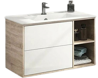 Тумба с раковиной Comforty Гамбург 00004142225CF 46х91х56см