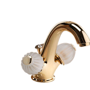 Смеситель для раковины Bongio Rivoli 05521OR00 золотой