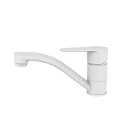 Смеситель для кухни VODA SNOW SW 15 TW поворотный излив белый