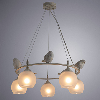 Люстра подвесная Arte Lamp GEMELLI A2150SP-5WG 60Вт 5 лампочек E27