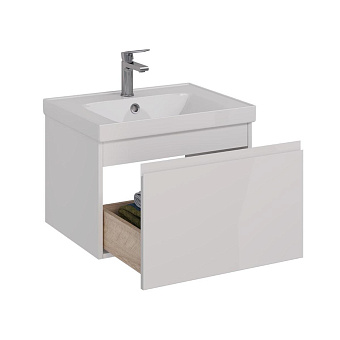 Тумба под раковину подвесная LEMARK Veon Mini LM02VM60T 45х56,8х43см